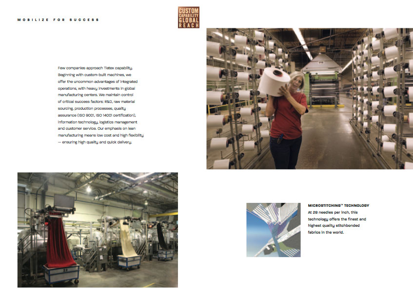 Tietex Brochure spread