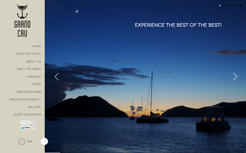 Grand Cru Charters WEBSITE