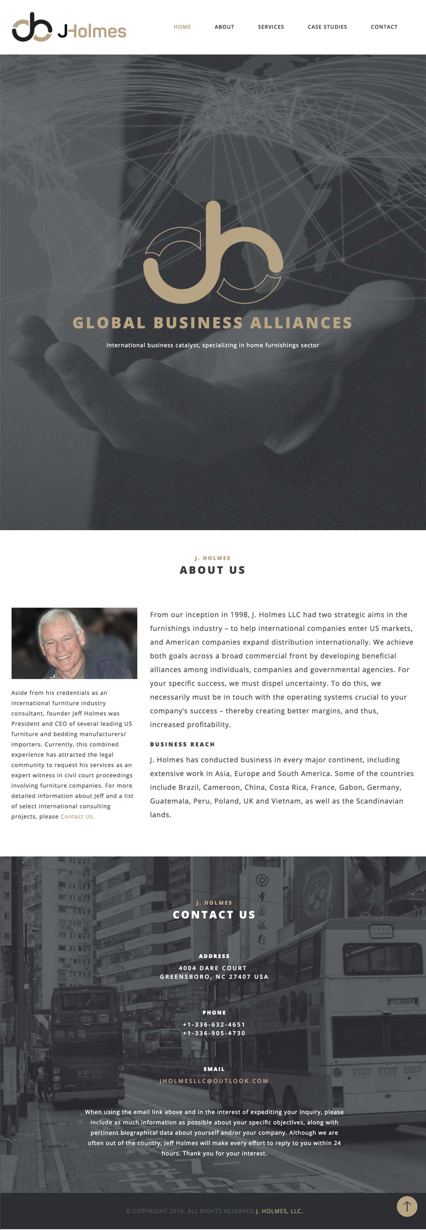 J. Holmes Website